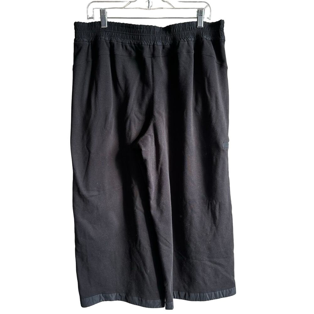 Athleta TALL Triumph Hybrid Wide Crop Pants Black XL - Picture 7 of 11